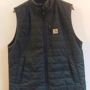 CARHARTT Light Duty Forest Green Down Vest Size L